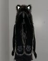 *One Of A Kind* Reflective Faux Fur Hood | Grey Wolf