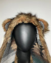 *Last Stock* OG Grizzly Bear Faux Fur Hood