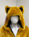 *Last Stock* Classic Luxe Faux Fur Bomber Jacket | Golden Wolf - Medium