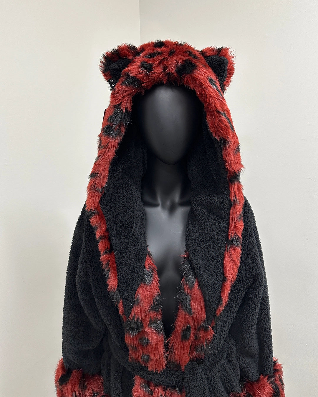 *Last Stock* Classic Faux Fur Robe | Wild Cat - Small