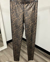 *Sample* Metallic Leggings | Metallic Leopard - MEDIUM