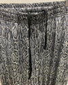 *One Of A Kind / Prototype* Silver Sequin Snakeskin Joggers - SMALL