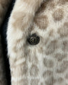 *One Of A Kind / Prototype* Strawberry Leopard Collared Coat - MEDIUM