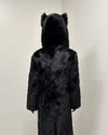 *Sample* Classic Long Faux Fur Coat | Black Panther - Small