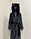 *Last Stock* Classic Faux Fur Style Robe | Black Panther