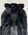 *Last Stock* Classic Faux Fur Style Robe | Black Panther