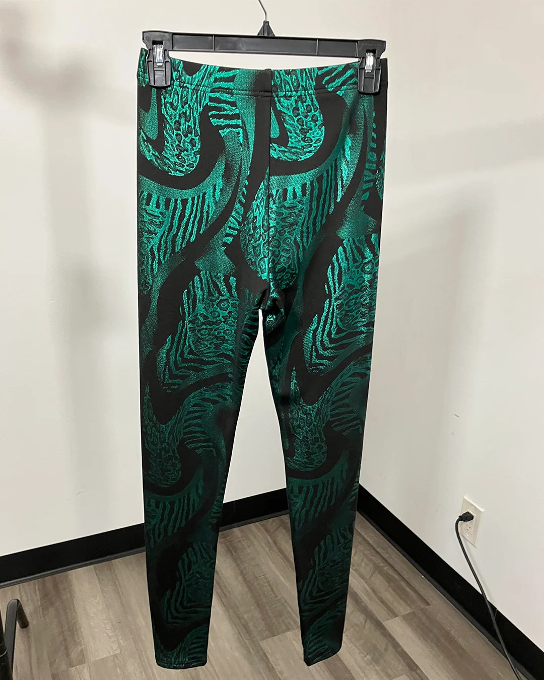 *One Of A Kind / Prototype* Psychedelic Emerald Animal Print Leggings - SMALL