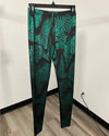 *One Of A Kind / Prototype* Psychedelic Emerald Animal Print Leggings - SMALL
