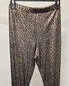 *Last Stock* Metallic Leggings | Bronze Python - SMALL