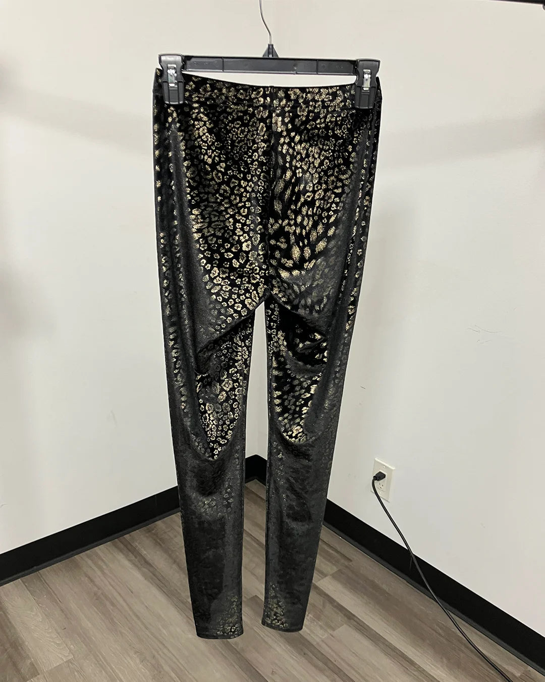 *Sample* Metallic Leggings | Foil Cheetah - SMALL