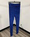 *Sample* Leggings | Blue Indigo Leopard - SMALL