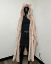 *Almost Purfect* Rose Quartz Wolf Robe - MEDIUM
