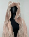 *Almost Purfect* Rose Quartz Wolf Robe - MEDIUM
