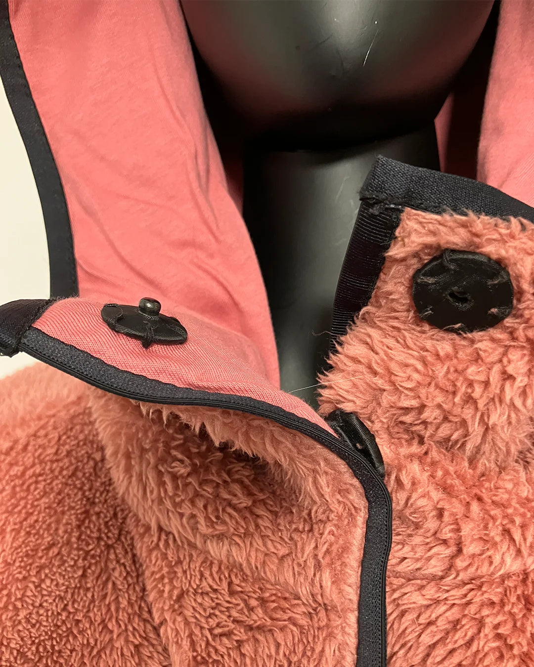 *One Of A Kind / Prototype* Classic Faux Fur Parka Jacket | Rose Quartz Cat - LARGE