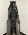 *One Of A Kind / Prototype* Classic Luxury Long Faux Fur Robe | Grey Fox  - MEDIUM