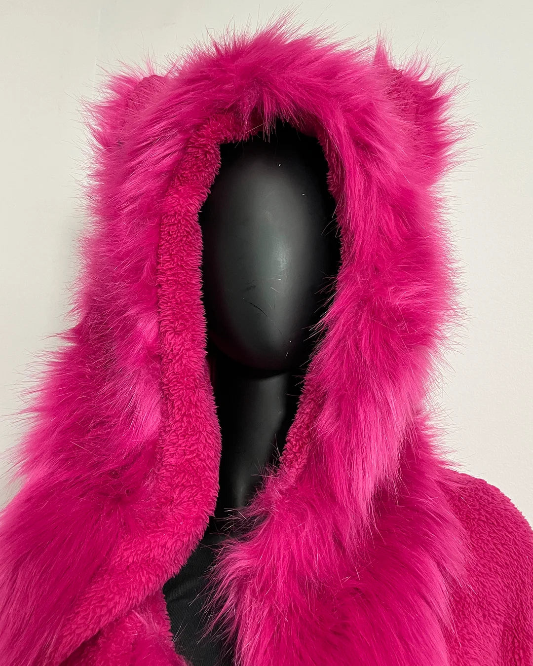 *One Of A Kind / Prototype* Classic Luxury Long Pink Robe | Lipstick Wolf - MEDIUM