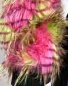 *One Of A Kind / Prototype* Hooded Neon Pink Cockatiel Cropped Jacket - SMALL