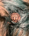 *One Of A Kind / Prototype* "We Are All Animals" Classic Faux Fur Coat | Camo Cat - MEDIUM