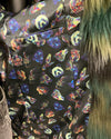 *One Of A Kind / Prototype* "We Are All Animals" Classic Faux Fur Coat | Camo Cat - MEDIUM