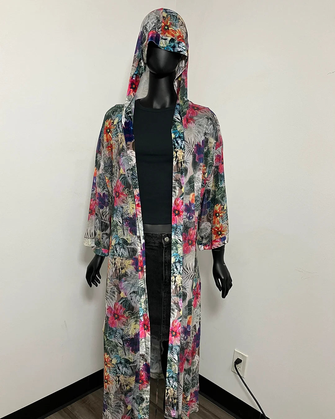 *Last Stock* Women's Festival Kimono Mesh | Safari Garden -SMALL-MEDIUM