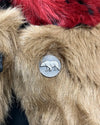 *One Of A Kind / Prototype* Brown Bear Faux Fur Long Coat | Wild Cat Collar - MEDIUM