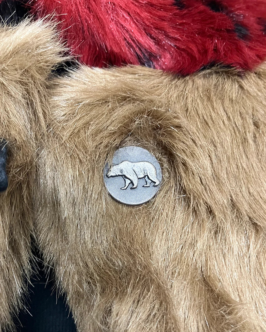 *One Of A Kind / Prototype* Brown Bear Faux Fur Long Coat | Wild Cat Collar - MEDIUM