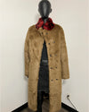 *One Of A Kind / Prototype* Brown Bear Faux Fur Long Coat | Wild Cat Collar - MEDIUM