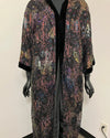 *Sample* Metallic Black Butterfly Kimono - SMALL-MEDIUM