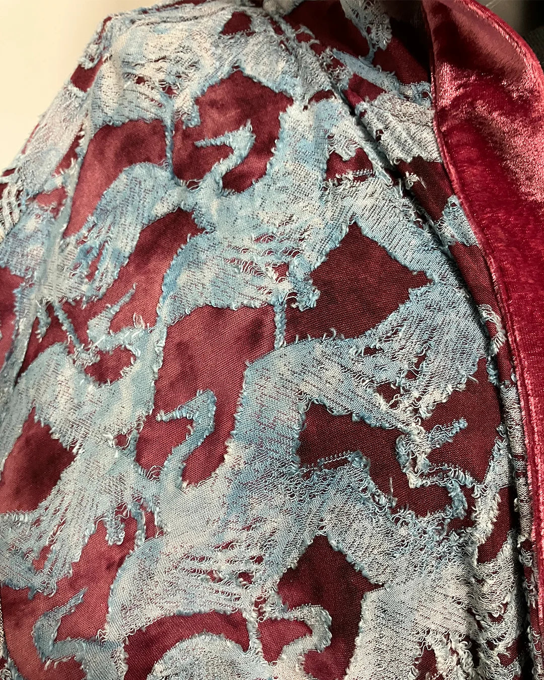*One Of A Kind / Prototype* Red Crowned Crane Kimono - SMALL-MEDIUM