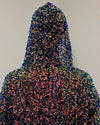 *One Of A Kind / Prototype* Blue Sequin Festival Kimono Robe | Rainbow Starburst - SMALL