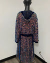 *One Of A Kind / Prototype* Blue Sequin Festival Kimono Robe | Rainbow Starburst - SMALL
