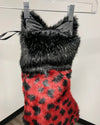 *Last Stock* Faux Fur Christmas Stocking | Wild Cat