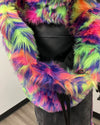 *Almost Purfect* Neon Disco Cat Backpack