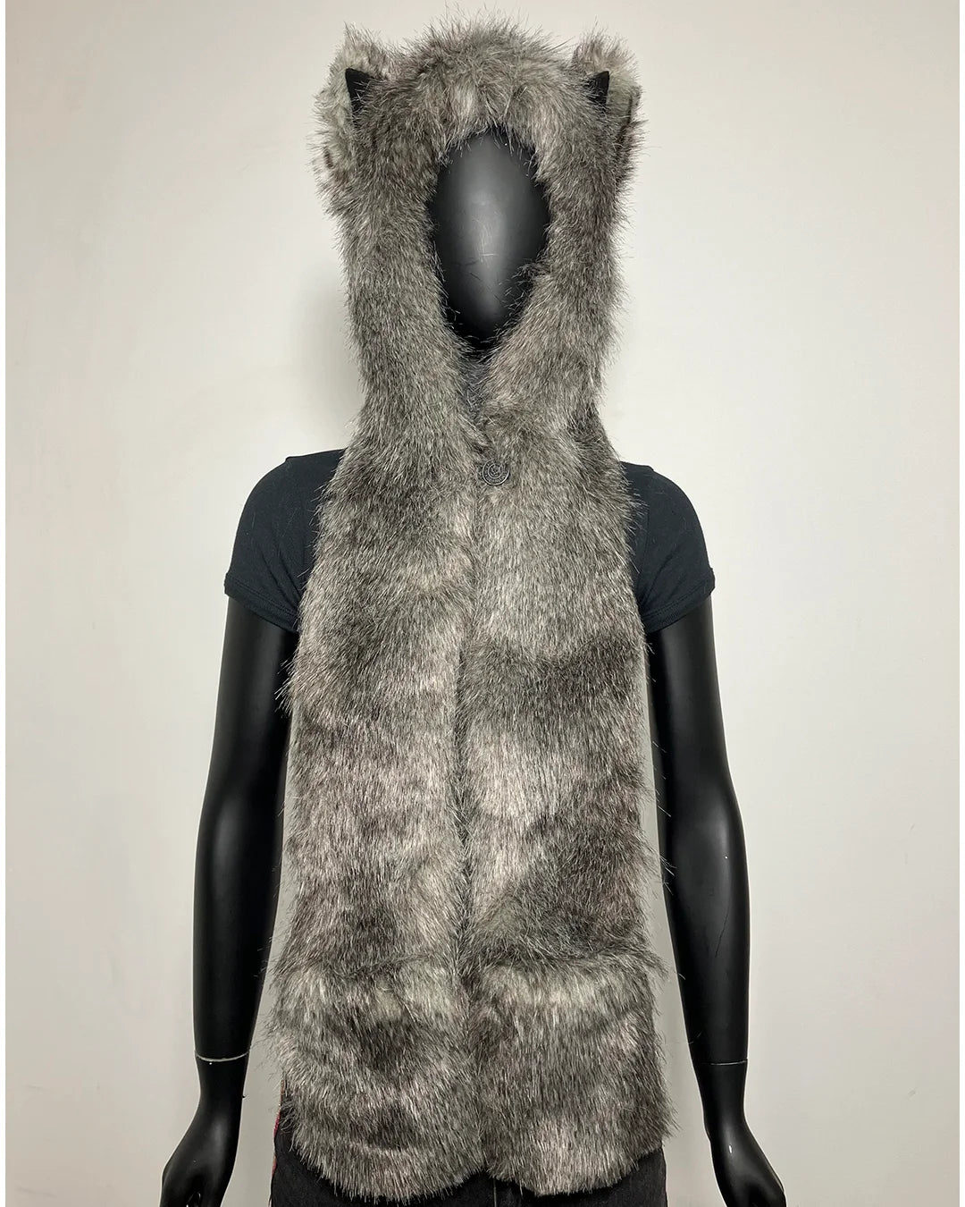 *One Of A Kind / Prototype* Collector Edition Faux Fur Hood | Western Gray Squirrel