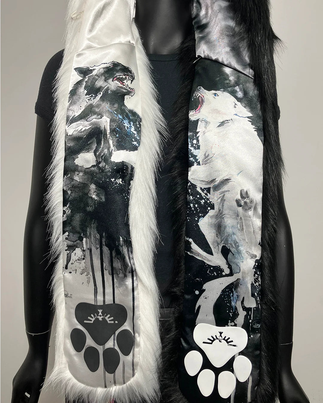 *Last Stock* Lora Zombie The One You Feed Wolf Faux Fur Hood