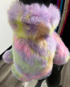 *One Of A Kind / Prototype* Sherbert Faux Fur Mittens - SMALL