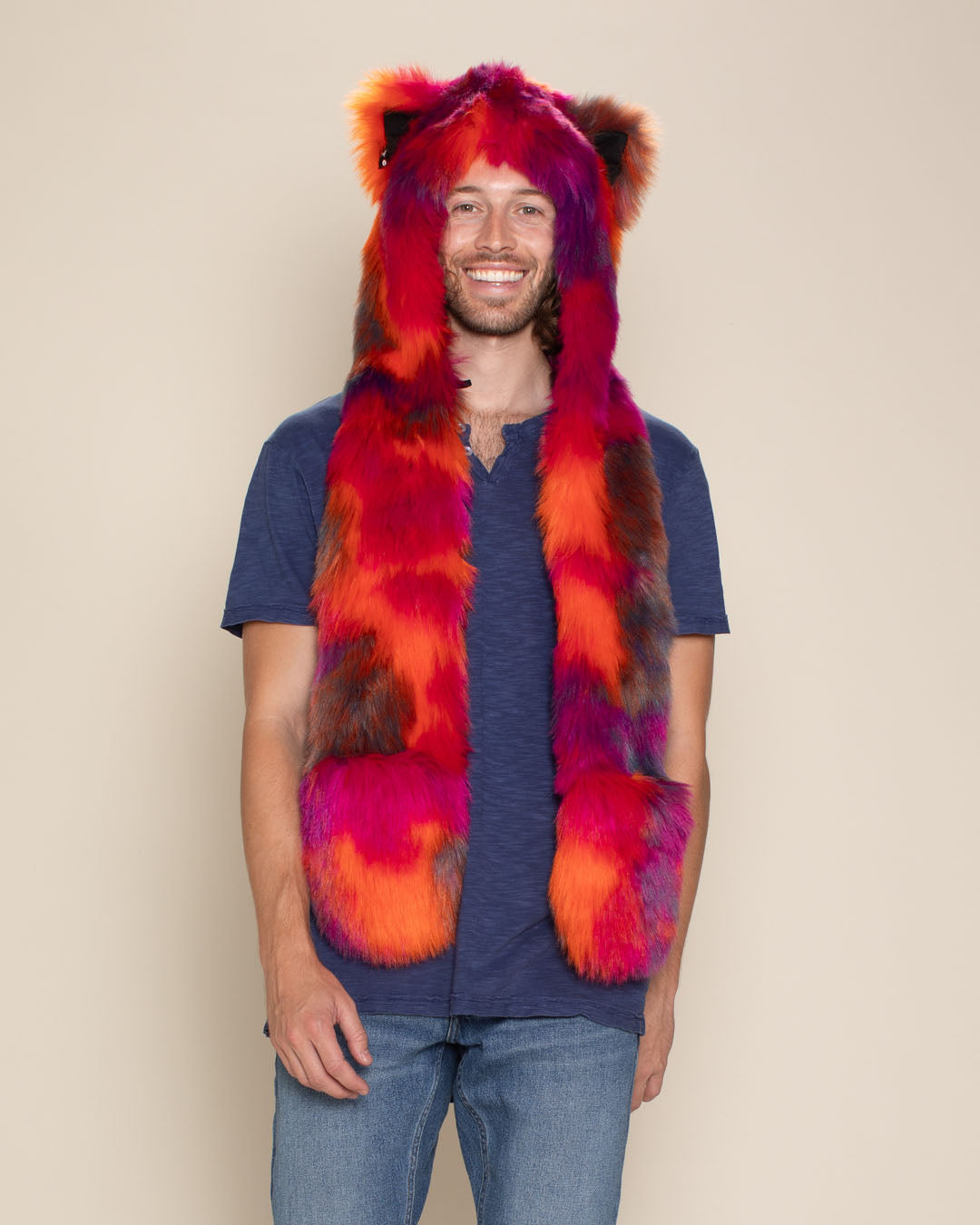 Calico Kitty Collector Edition Faux Fur Hood | Men&#39;s