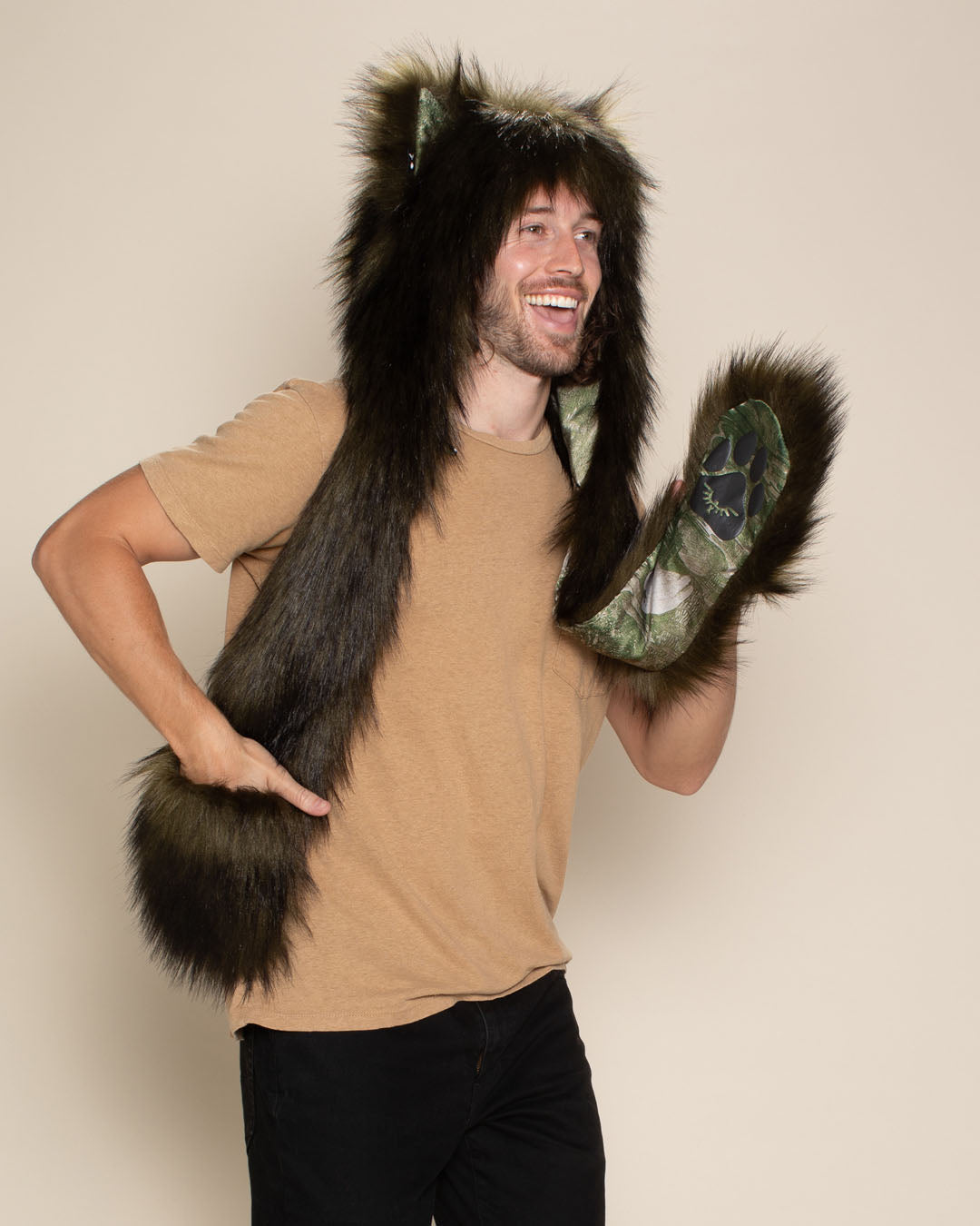 Green Garden Fox Collector Edition Faux Fur Hood | Men's