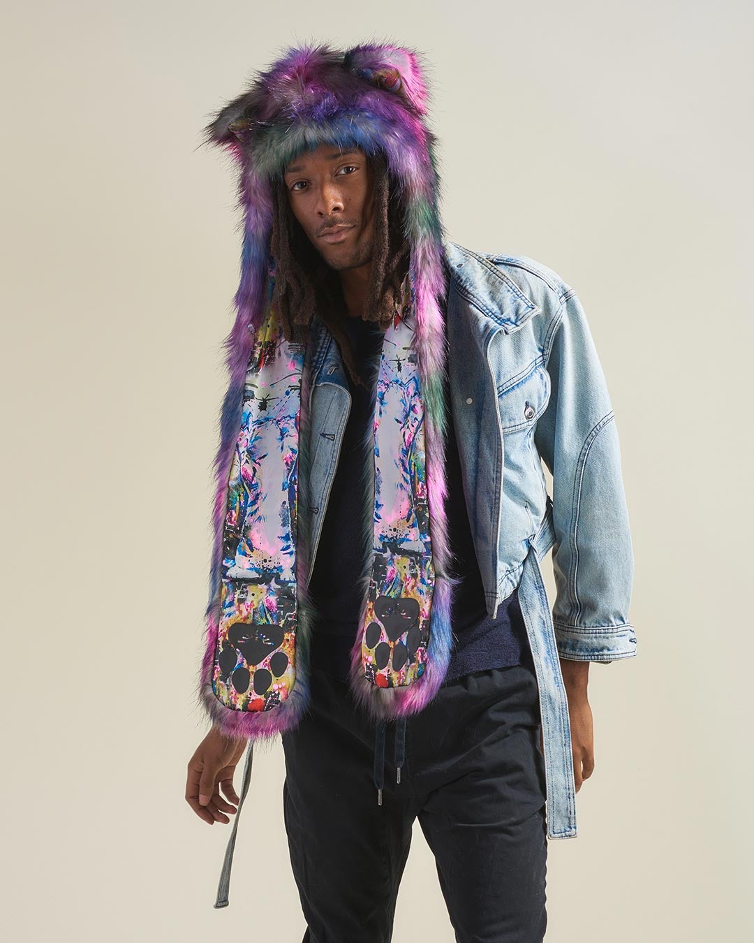 *Last Stock* Artist Edition Lora Zombie Faux Fur SpiritHood | Catzilla