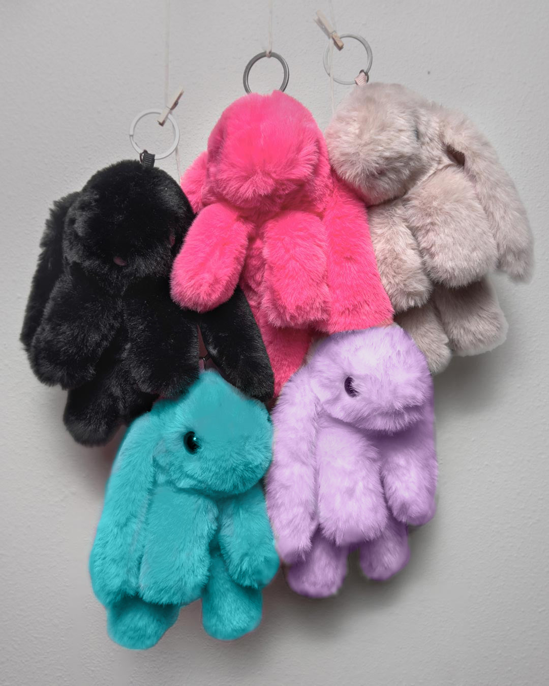 Faux Fur Backpack - Light pink/rabbit - Kids