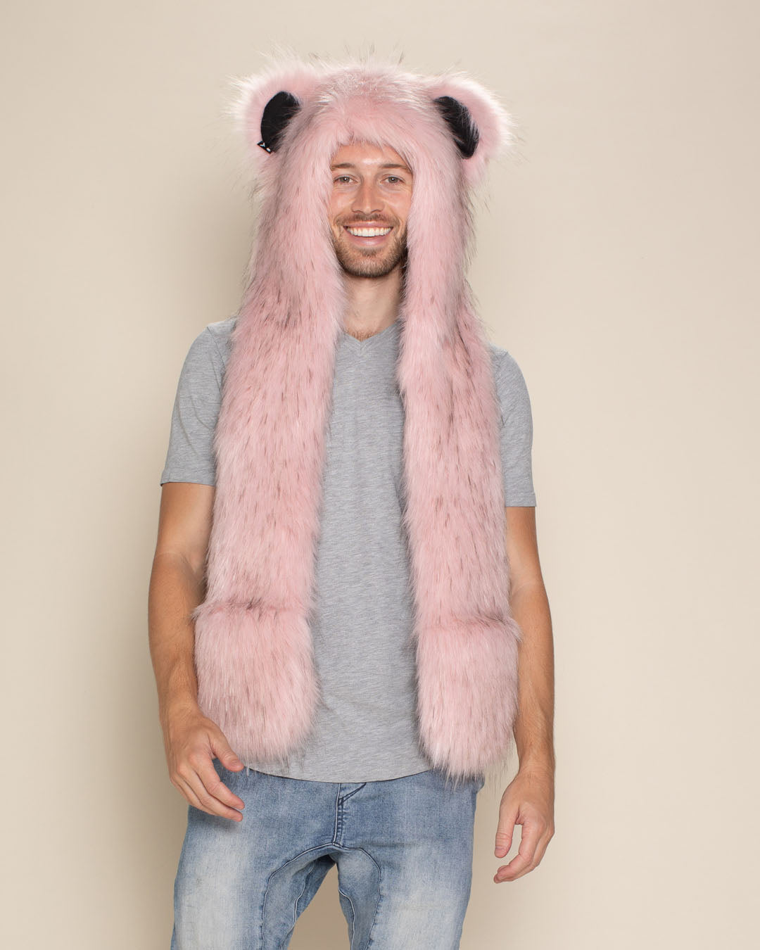 Blush Bear Collector Edition Faux Fur Hood | Men&#39;s