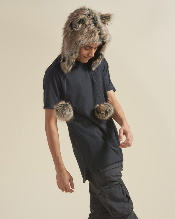 Spirithoods Dire Wolf Faux Fur Hood Adult One Size Dire Wolf Faux Fur Men main image 4
