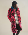Pink Panther Calf Length Faux Fur Coat | Men's - SpiritHoods