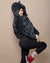 Slate Leopard Classic ULTRA SOFT Faux Fur Puffer Jacket | Women's
