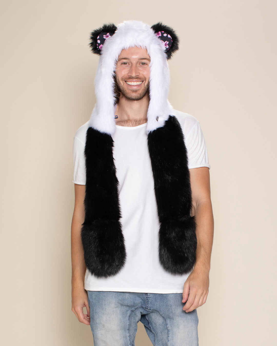 Panda Collector Edition Faux Fur Hood | Men&#39;s
