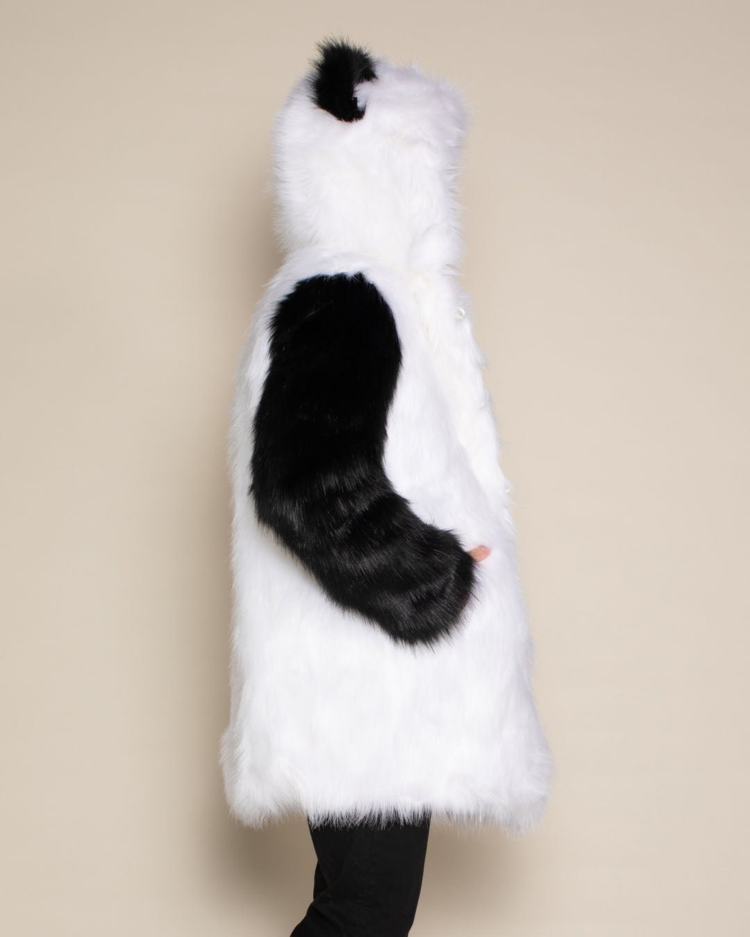 Real panda fur coat deals