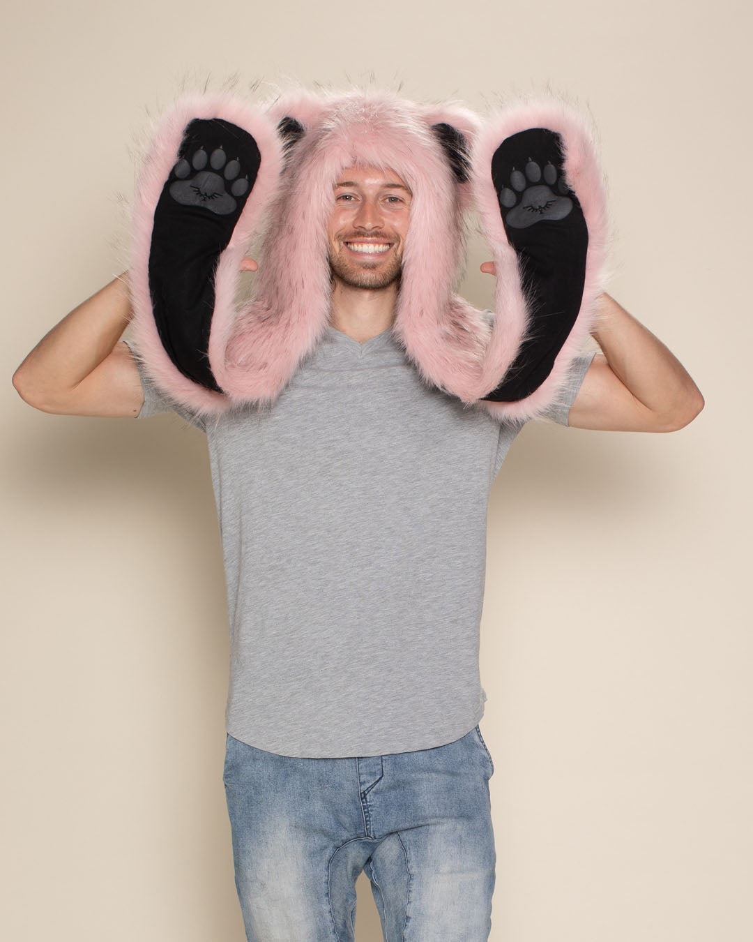 Blush Bear Collector Edition Faux Fur Hood | Men&#39;s