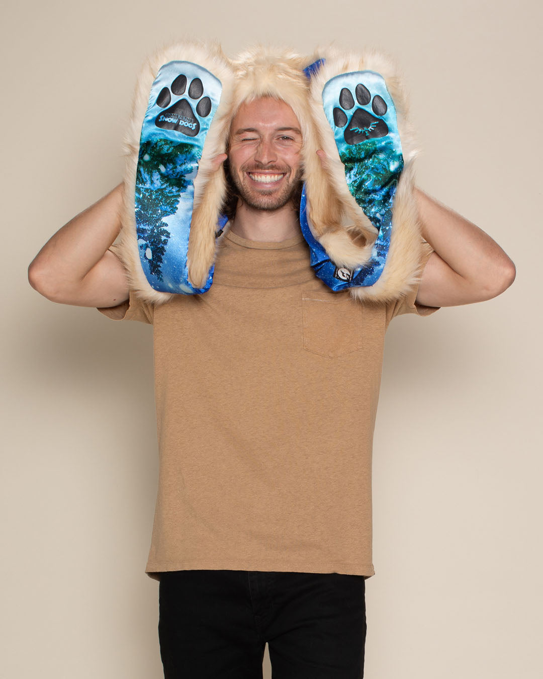Gone To The Snow Dogs Special Edition Husky Faux Fur Hood | Men's