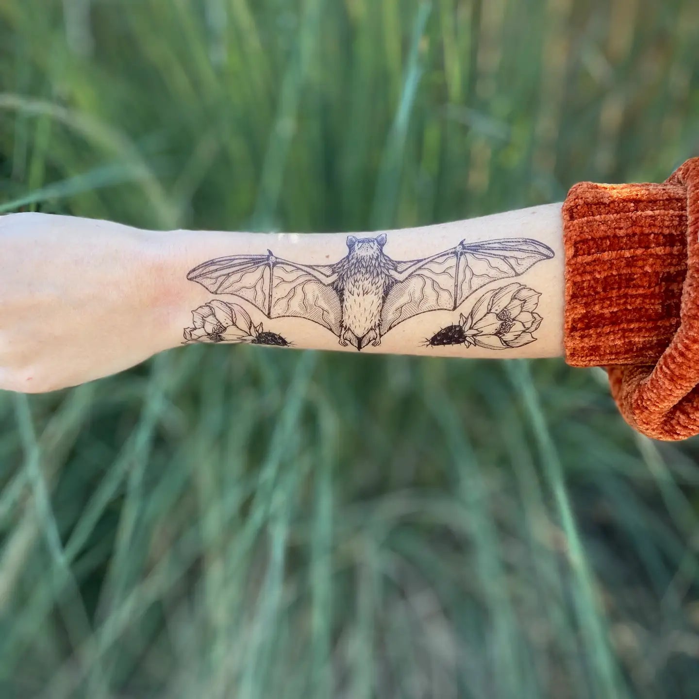 Bat Temporary Tattoo