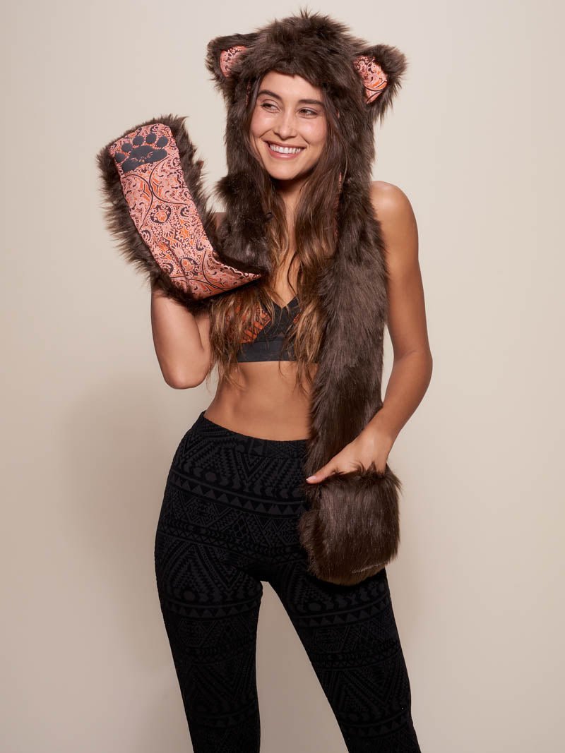 Unisex Brown Bear Collector Edition SpiritHood on Female